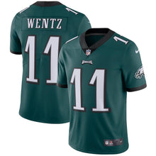 Load image into Gallery viewer, Carson Wentz Philadelphia Eagles Nike Vapor Untouchable Limited Player Jersey - Midnight Green
