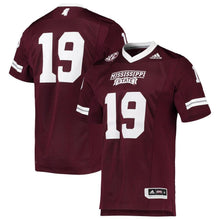 Load image into Gallery viewer, Mississippi State Bulldogs adidas Team Premier Football Jersey - Maroon