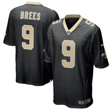 Load image into Gallery viewer, Drew Brees New Orleans Saints Nike Team Color Game Jersey - Black