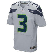 Load image into Gallery viewer, Russell Wilson Seattle Seahawks Nike Elite Jersey - Gray