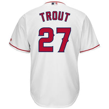Load image into Gallery viewer, Mike Trout Los Angeles Angels Majestic Cool Base Player Jersey - White
