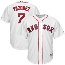 Load image into Gallery viewer, Christian Vazquez Boston Red Sox Majestic Home Cool Base Replica Player Jersey - White