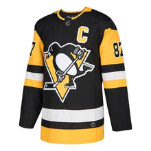 Load image into Gallery viewer, Sidney Crosby Pittsburgh Penguins adidas Player Jersey - Black