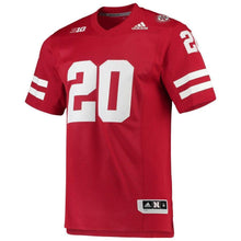 Load image into Gallery viewer, Nebraska Cornhuskers adidas Team Premier Football Jersey - Scarlet