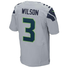 Load image into Gallery viewer, Russell Wilson Seattle Seahawks Nike Elite Jersey - Gray