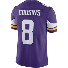 Load image into Gallery viewer, Kirk Cousins Minnesota Vikings Nike Vapor Untouchable Limited Jersey - Purple