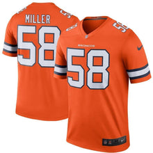 Load image into Gallery viewer, Von Miller Denver Broncos Nike Color Rush Legend Jersey - Orange