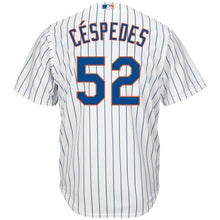 Load image into Gallery viewer, Yoenis Cespedes New York Mets Majestic Official Cool Base Player Jersey - White/Royal