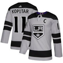 Load image into Gallery viewer, Anze Kopitar Los Angeles Kings adidas Alternate Player Jersey - Gray
