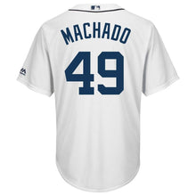 Load image into Gallery viewer, Dixon Machado Detroit Tigers Majestic Home Cool Base Player Jersey - White