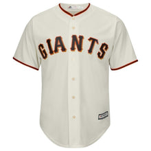 Load image into Gallery viewer, Johnny Cueto San Francisco Giants Majestic Cool Base Player Jersey - Cream