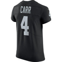 Load image into Gallery viewer, Derek Carr Oakland Raiders Nike Vapor Untouchable Elite Player Jersey - Black