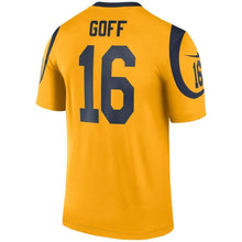 Load image into Gallery viewer, Jared Goff Los Angeles Rams Nike Color Rush Legend Player Jersey - Gold