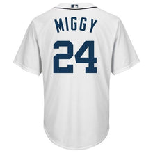 Load image into Gallery viewer, Miguel Cabrera Detroit Tigers Majestic Nickname Cool Base Player Jersey - White