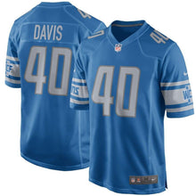 Load image into Gallery viewer, Jarrad Davis Detroit Lions Nike Game Jersey - Blue