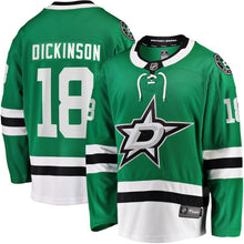 Load image into Gallery viewer, Jason Dickinson Dallas Stars Fanatics Branded Breakaway Home Player Jersey - Kelly Green