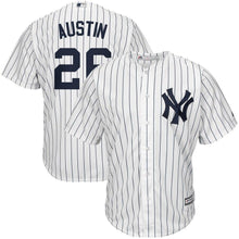 Load image into Gallery viewer, Tyler Austin New York Yankees Majestic Home Official Cool Base Player Jersey - White/Navy