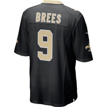 Load image into Gallery viewer, Drew Brees New Orleans Saints Nike Team Color Game Jersey - Black