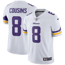 Load image into Gallery viewer, Kirk Cousins Minnesota Vikings Nike Vapor Untouchable Limited Jersey - White