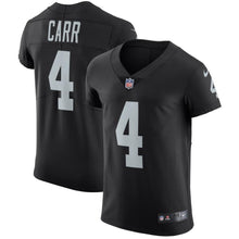 Load image into Gallery viewer, Derek Carr Oakland Raiders Nike Vapor Untouchable Elite Player Jersey - Black