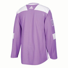 Load image into Gallery viewer, Vegas Golden Knights adidas 2018 Hockey Fights Cancer Blank Practice Jersey - Purple