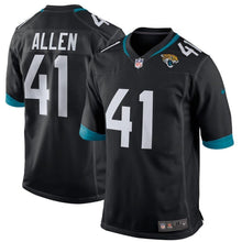 Load image into Gallery viewer, Josh Allen Jacksonville Jaguars Nike Game Jersey - Black