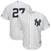 Load image into Gallery viewer, Giancarlo Stanton New York Yankees Majestic Cool Base Player Replica Jersey - White