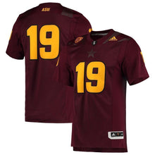 Load image into Gallery viewer, Arizona State Sun Devils adidas Team Premier Football Jersey - Maroon