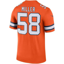 Load image into Gallery viewer, Von Miller Denver Broncos Nike Color Rush Legend Jersey - Orange
