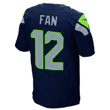 Load image into Gallery viewer, 12s Seattle Seahawks Nike Elite Jersey - College Navy