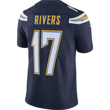 Load image into Gallery viewer, Philip Rivers Los Angeles Chargers Nike 100th Season Vapor Limited Jersey - Navy