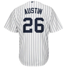 Load image into Gallery viewer, Tyler Austin New York Yankees Majestic Home Official Cool Base Player Jersey - White/Navy