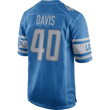 Load image into Gallery viewer, Jarrad Davis Detroit Lions Nike Game Jersey - Blue