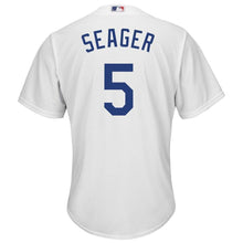 Load image into Gallery viewer, Corey Seager Los Angeles Dodgers Majestic Official Cool Base Player Jersey - White
