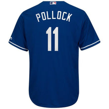 Load image into Gallery viewer, AJ Pollock Los Angeles Dodgers Majestic Alternate Official Cool Base Player Jersey - Royal