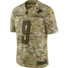 Load image into Gallery viewer, Matthew Stafford Detroit Lions Nike Salute to Service Limited Jersey - Camo