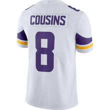 Load image into Gallery viewer, Kirk Cousins Minnesota Vikings Nike Vapor Untouchable Limited Jersey - White