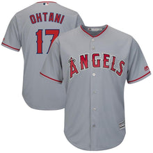 Load image into Gallery viewer, Shohei Ohtani Los Angeles Angels Majestic Cool Base Player Jersey - Gray