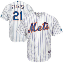 Load image into Gallery viewer, Todd Frazier New York Mets Majestic Official Cool Base Player Jersey – White/Royal