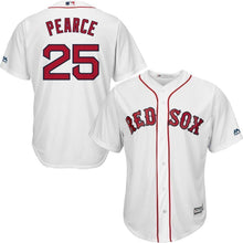 Load image into Gallery viewer, Steve Pearce Boston Red Sox Majestic Home Official Cool Base Player Jersey - White