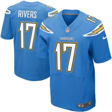 Load image into Gallery viewer, Philip Rivers Los Angeles Chargers Nike Elite Jersey - Powder Blue