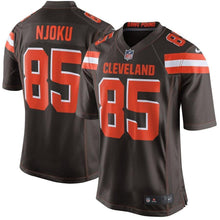 Load image into Gallery viewer, David Njoku Cleveland Browns Nike Game Jersey - Brown
