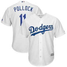 Load image into Gallery viewer, AJ Pollock Los Angeles Dodgers Majestic Home Official Cool Base Player Jersey - White