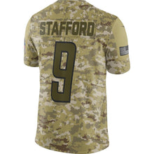 Load image into Gallery viewer, Matthew Stafford Detroit Lions Nike Salute to Service Limited Jersey - Camo