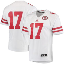 Load image into Gallery viewer, Nebraska Cornhuskers adidas Premier Football Jersey - White