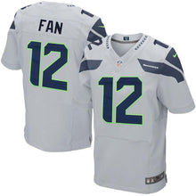 Load image into Gallery viewer, 12s Seattle Seahawks Nike Elite Jersey - Gray