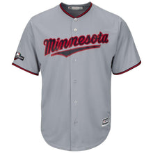 Load image into Gallery viewer, Minnesota Twins Majestic 2019 Postseason Road Official Cool Base Team Jersey - Gray