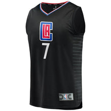 Load image into Gallery viewer, Amir Coffey LA Clippers Fanatics Branded Fast Break Replica Player Jersey Black - Statement Edition