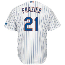 Load image into Gallery viewer, Todd Frazier New York Mets Majestic Official Cool Base Player Jersey – White/Royal