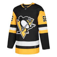 Load image into Gallery viewer, Kris Letang Pittsburgh Penguins adidas Player Jersey - Black